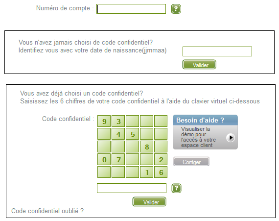 Votre identification Franfinance