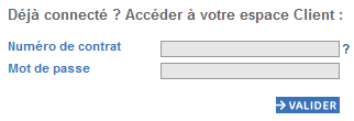 Déjà connecté ? Accéder à votre espace Client