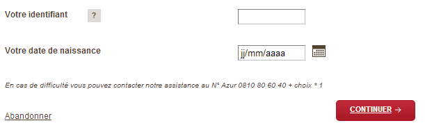 Mot de passe oublié du Crédit Mutuel de Bretagne