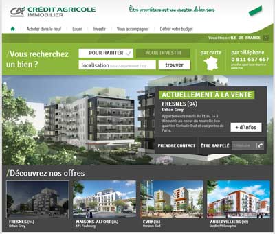 Site CA Immobilier