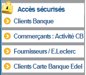 Accédez à l'espace client de la Banque Edel