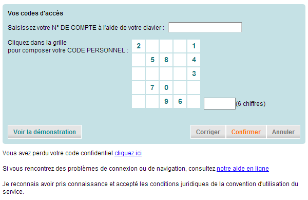 Connectez vous à votre compte du Crédit Agricole Vendée 